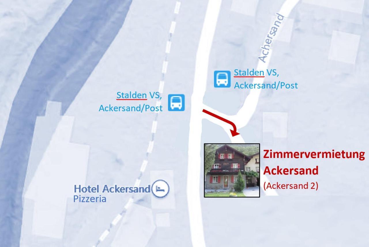 Zimmervermietung Ackersand Stalden Kültér fotó